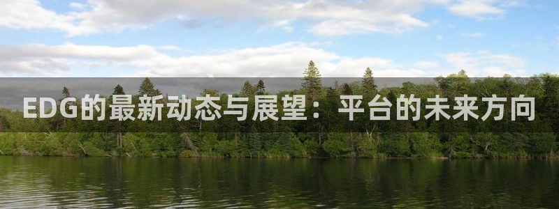 jrs直播吧免费：EDG的最新动态与展望：平台的未来方向