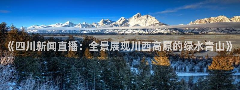 快鱼体育直播吧：《四川新闻直播：全景展现川西高原的绿水青山》